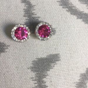 Crystal post earrings